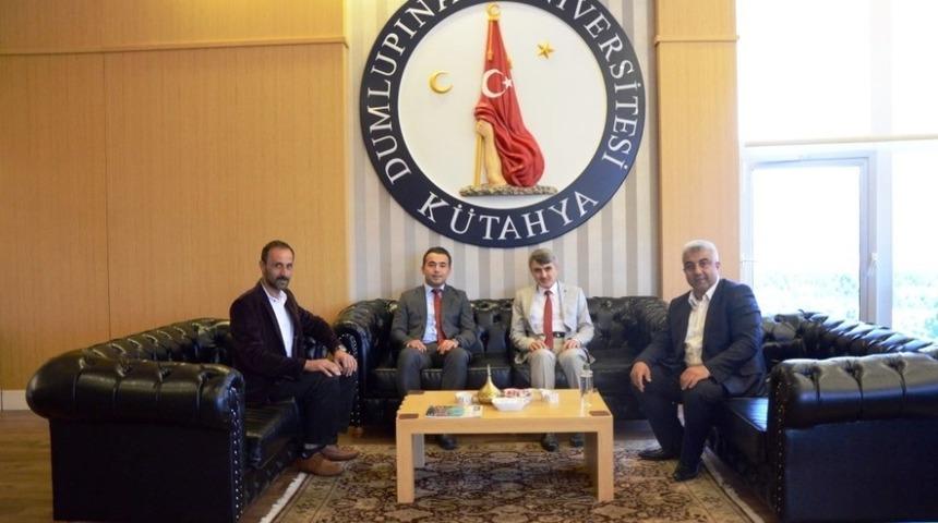 Hisarcık Kaymakamı ve Belediye Başkanı’ndan Rektör Uysal’a ziyaret