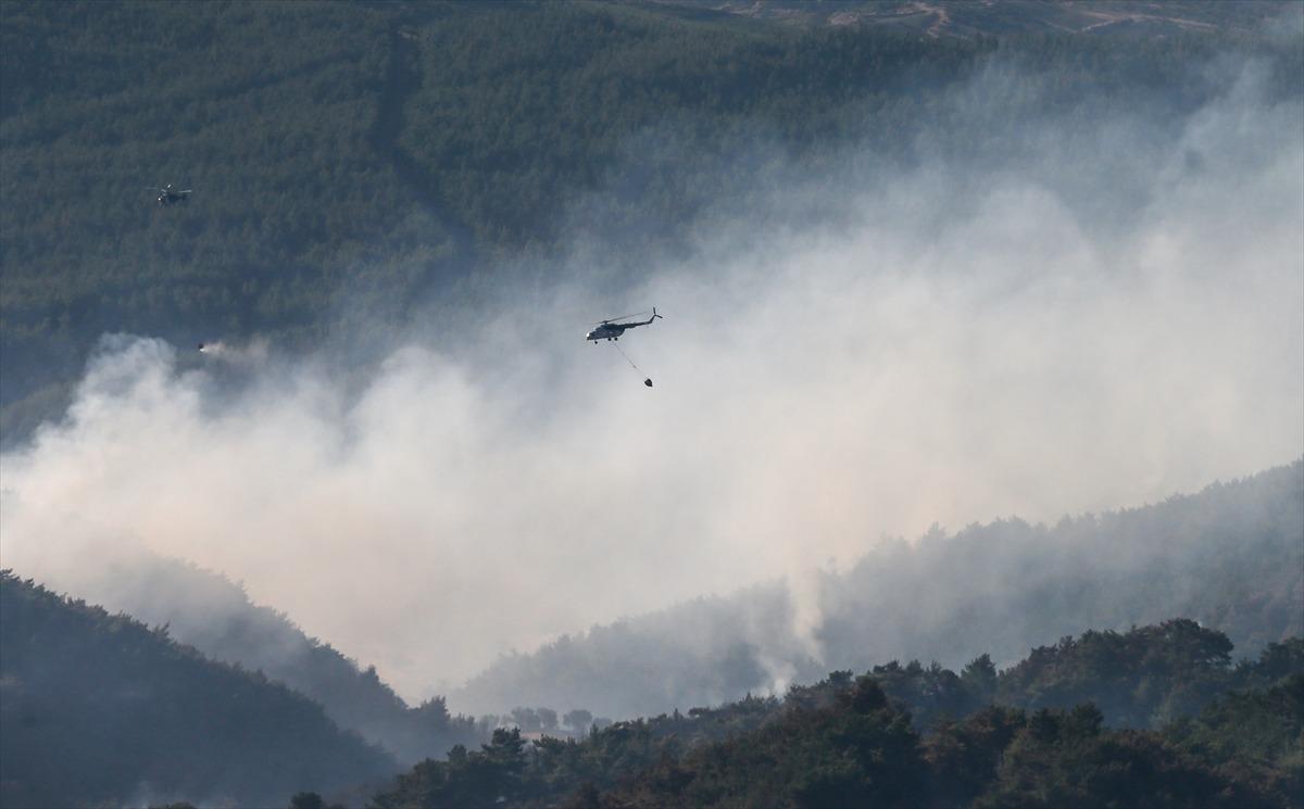 İzmir'deki yangın kısmen kontrol altına alındı