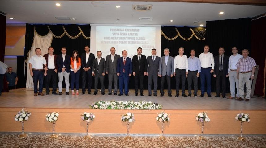 Pursaklar Kaymakamı İhsan Kara&rsquo;ya veda yemeği