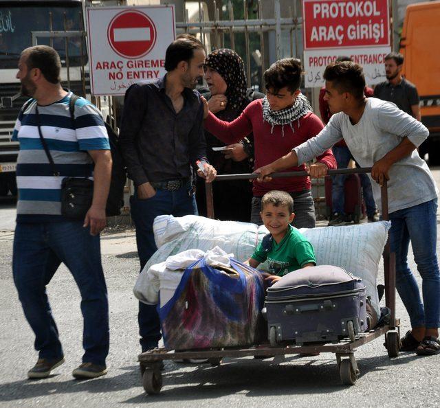 Kurban Bayramı'nda ülkelerine giden Suriyeliler dönüyor