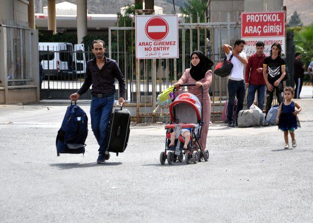 Kurban Bayramı'nda ülkelerine giden Suriyeliler dönüyor