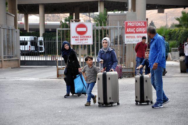 Kurban Bayramı'nda ülkelerine giden Suriyeliler dönüyor