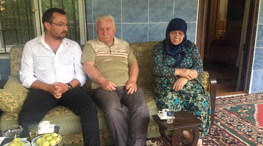 Aloğlu şehit ailesini ziyaret etti