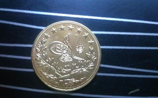 Sahte Osmanlı sikkesi satmaya &ccedil;alışırken yakalandılar 2