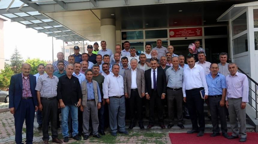 Develi&rsquo;de Ağustos ayı muhtarlar toplantısı yapıldı