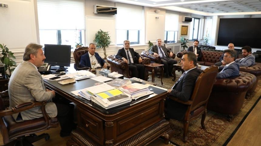 KAYSO heyeti Melikgazi Belediyesi&rsquo;nde