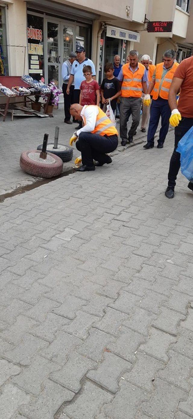 Tuzluca Belediye Başkanı Türkan temizlik yaptı