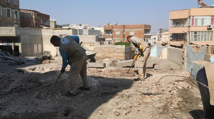 Haliliye’de park yapımında sona gelindi