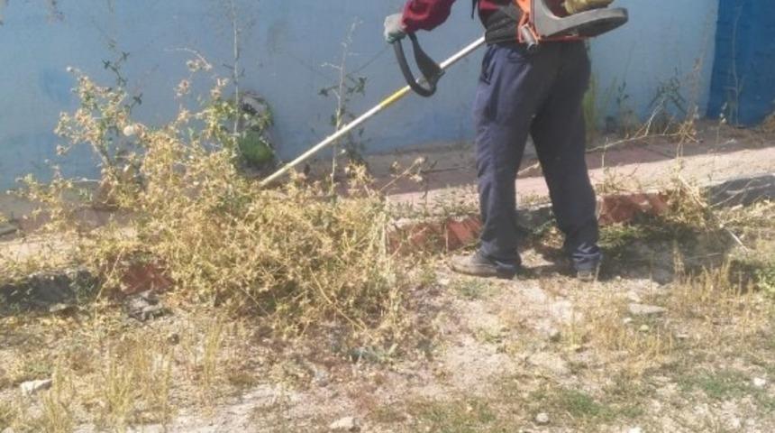 &Ccedil;aldıran&rsquo;daki okullarda &ccedil;evre d&uuml;zenlemesi