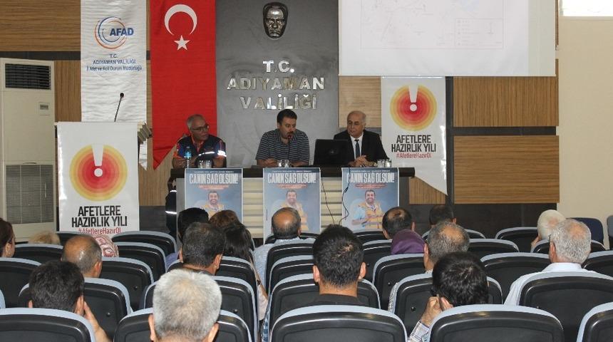 ‘Afet risklerini anlamak’ konulu toplantı düzenlendi