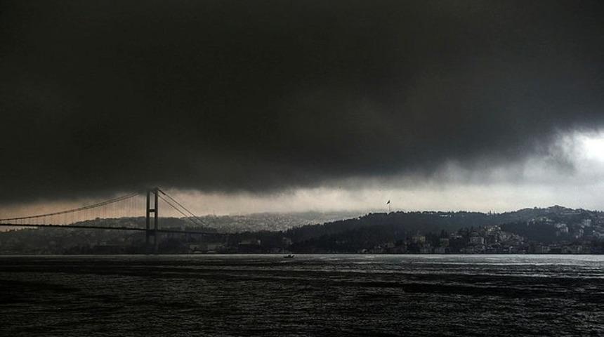 Meteoroloji İstanbul'u uyarmıştı! Korkutan görüntü