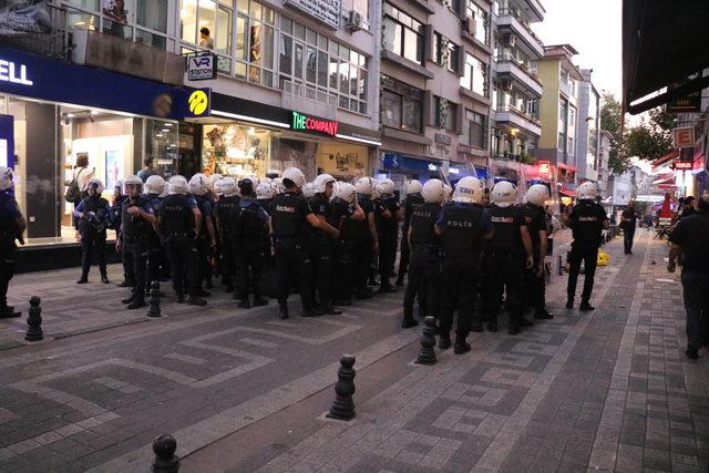 Kadıköy'de eylem gerginliği
