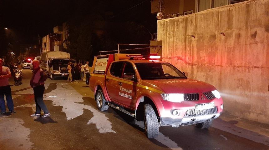 Odunlukta çıkan yangın korkuttu