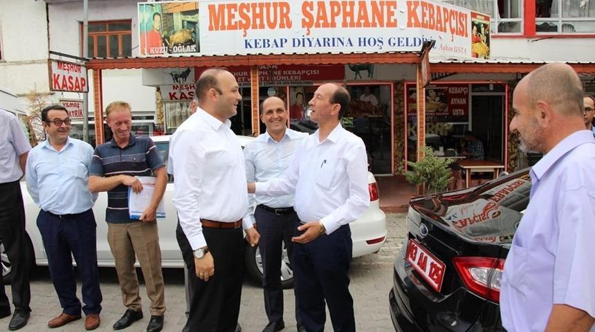 Kaymakam L&uuml;tfullah G&ouml;ktaş t&ouml;renle uğurlandı