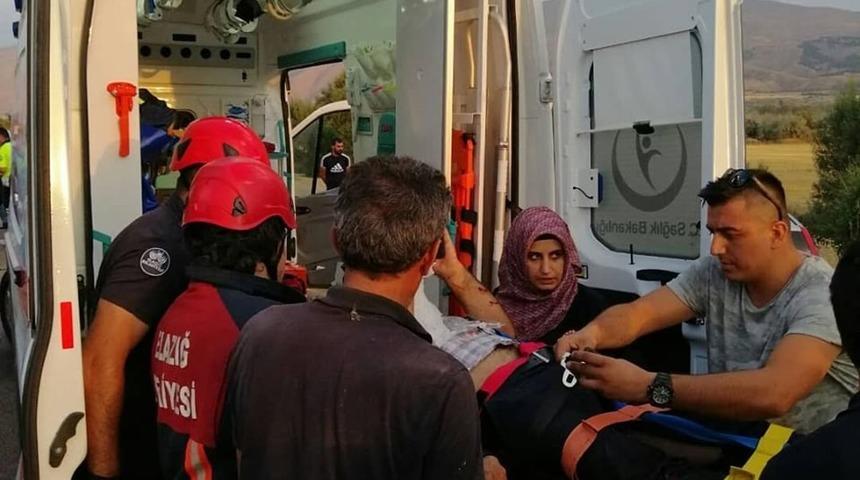 Elazığ’da trafik kazası: 2 yaralı