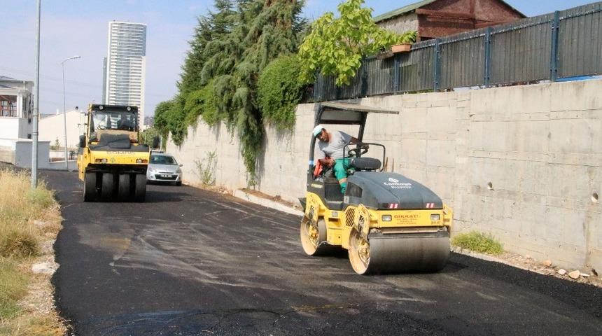 &Ccedil;ankaya&rsquo;da asfalt &ccedil;alışmaları hız kesmiyor