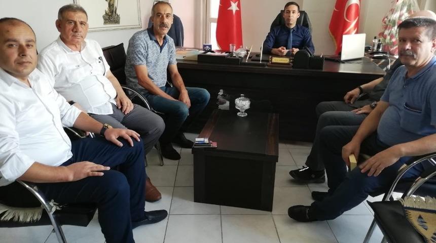 Türkiye Kamu Sen ve Türk Büro Sen’den MHP’ye ziyaret