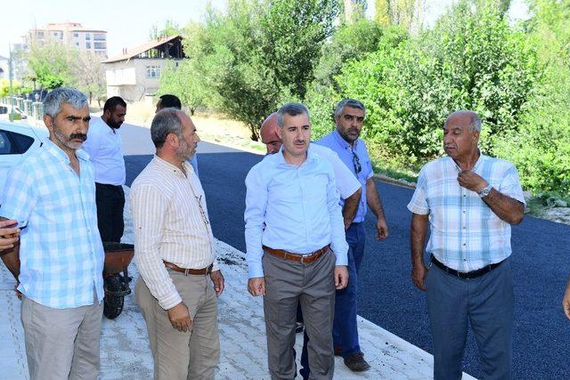 Başkan Çınar, Tecde Mahallesinde çalışmaları inceledi