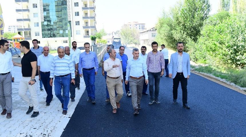 Başkan &Ccedil;ınar, Tecde Mahallesinde &ccedil;alışmaları inceledi