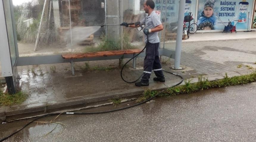 Düzce Belediyesinden kapsamlı temizlik çalışması