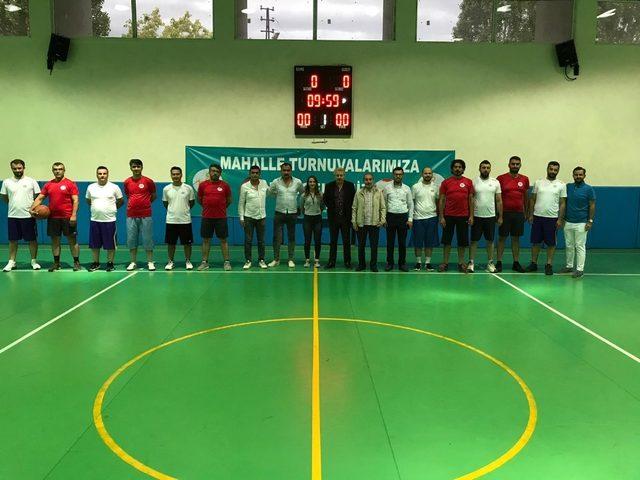 Mahalleler arası basketbol turnuvası başladı