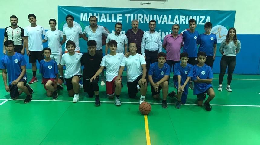 Mahalleler arası basketbol turnuvası başladı