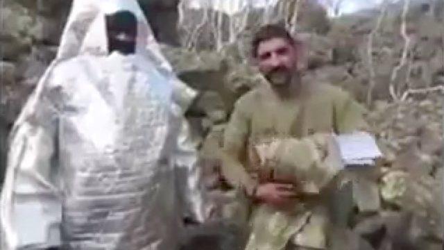 Teröristlerin şaşırtan kamuflaj yöntemi