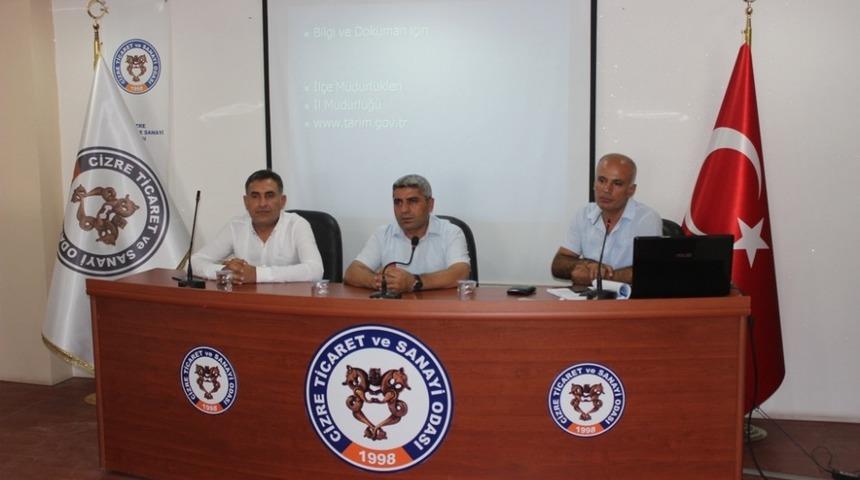 Cizre TSO&rsquo;da Kırsal Kalkınma Yatırımlarının Desteklenmesi Programı toplantısı yapıldı