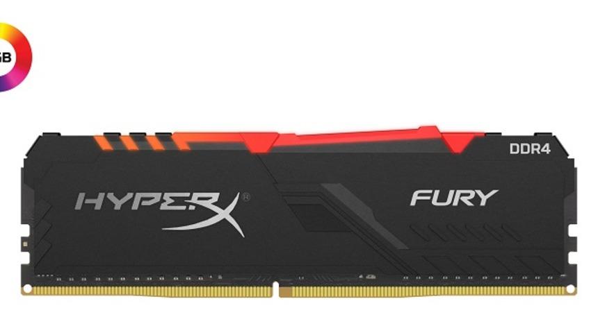 HyperX&rsquo;ten yeni tasarıma sahip FURY DDR4 ve FURY DDR4 RGB bellekler!