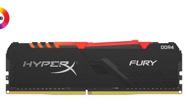 HyperX’ten yeni tasarıma sahip FURY DDR4 ve FURY DDR4 RGB bellekler!