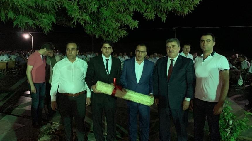 Kaymakam Kaya&rsquo;ya veda yemeği