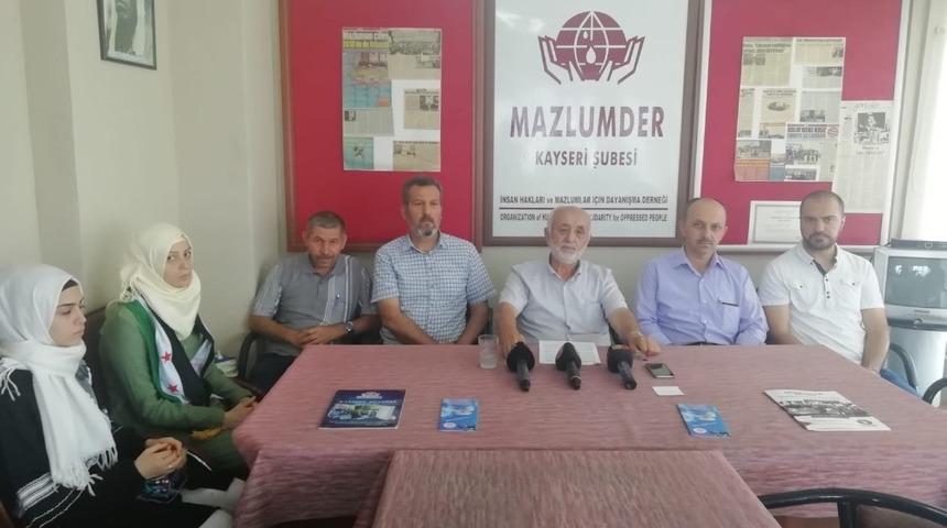 MAZLUM-DER Kayseri Şube Başkanı Ahmet Taş: