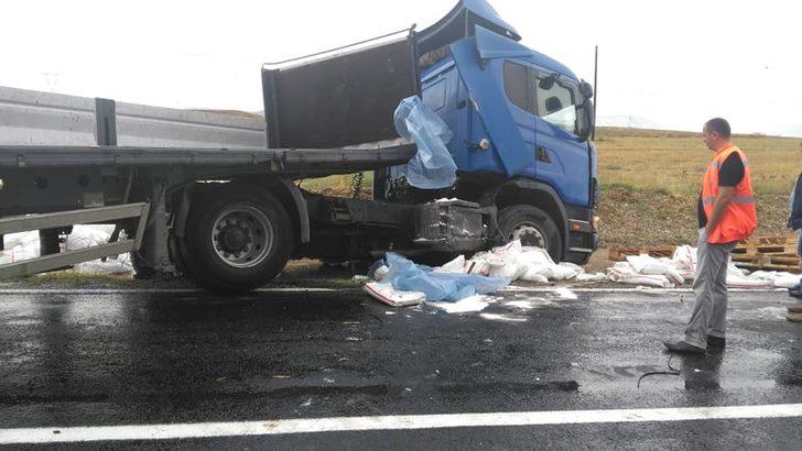 Nallıhan’daki tır kazasında faciadan dönüldü G1