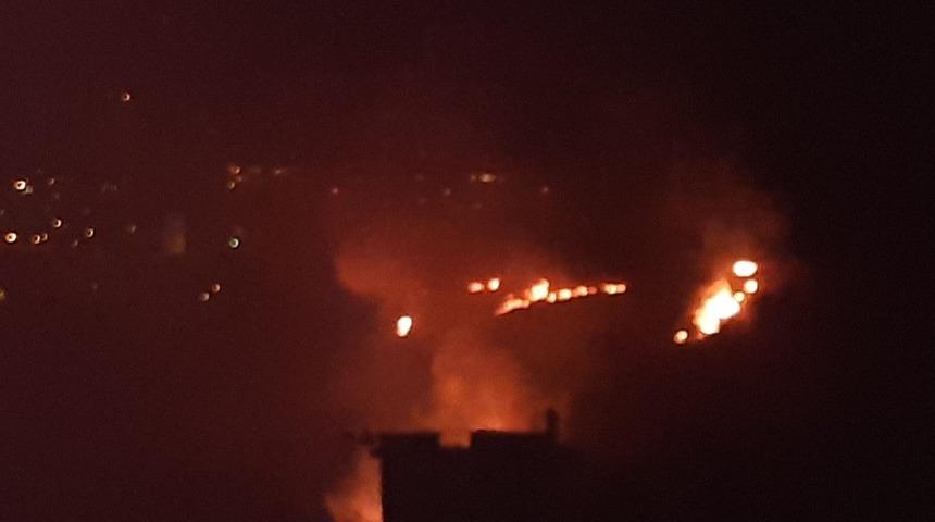 Samandağ’da orman yangını