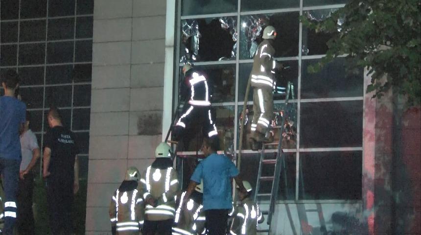 İstanbul'da hastanede yangın