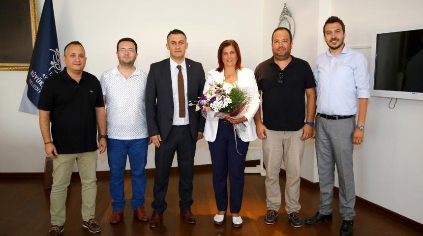 Jeoloji M&uuml;hendisleri Odası&rsquo;ndan Başkan &Ccedil;er&ccedil;ioğlu&rsquo;na ziyaret