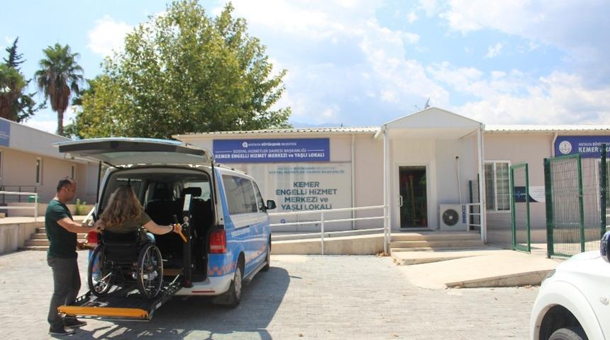 Büyükşehir’in engellilere ulaşım desteği sürüyor