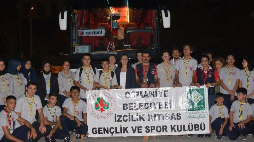 Osmaniyeli izciler Malazgirt&rsquo;e uğurlandı