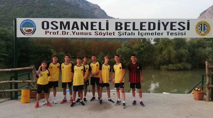 Osmaneli&rsquo;nde "Lefke Cup U15 Futbol Turnuvası" başladı