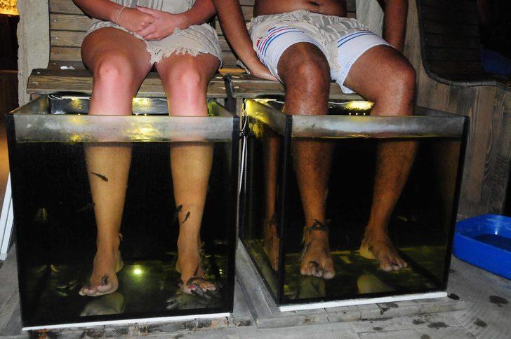 Kapadokya'da mağarada çamur banyosu   G1