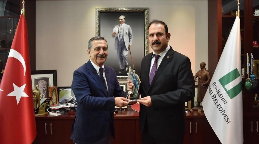 Eskişehir’in yeni Başsavcısı İrcal’dan Tepebaşı Belediye Başkanı Ataç’a ziyaret