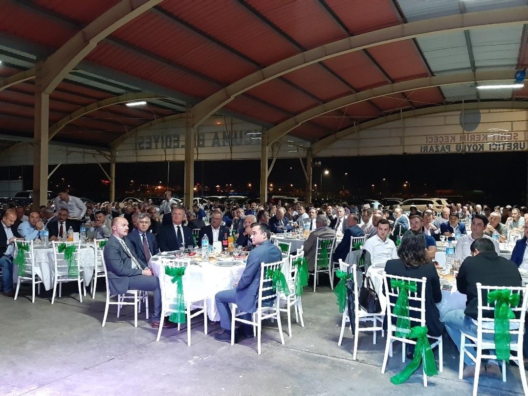 &Ccedil;aycuma Kaymakamı Serkan Ke&ccedil;eli&rsquo; ye veda yemeği d&uuml;zenlendi