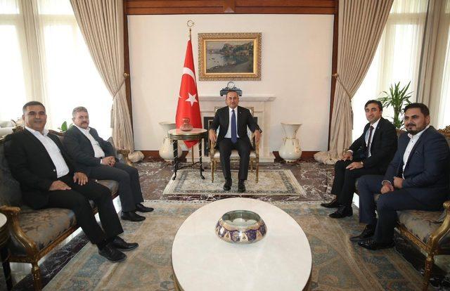 Cizre TSO’dan Dışişleri Bakanı Çavuşoğlu’na ziyaret