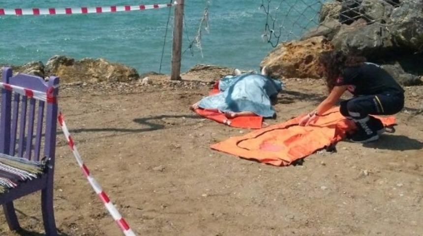 Emekli kadın &ouml;ğretmen denizde boğuldu