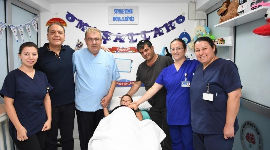 Konyaaltı&rsquo;nda &ccedil;ocukların s&uuml;nnet heyecanı