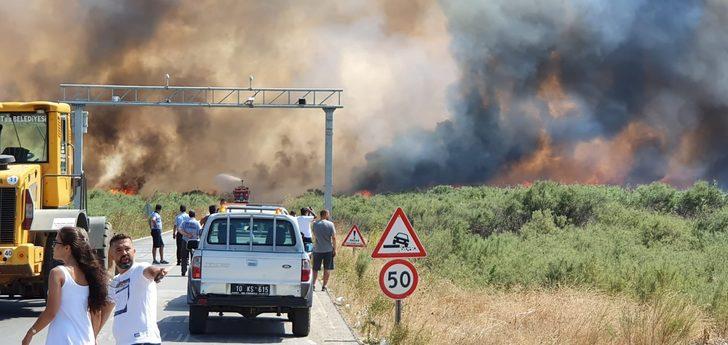 Edremit ve Marmaris'te orman yangını G5