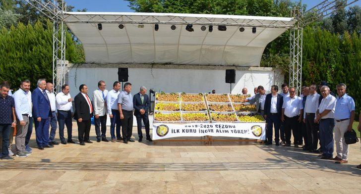 Nazilli'de sezonun ilk kuru inciri kilosu 250 TL'den satıldı