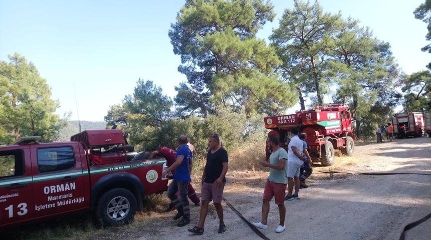 Marmaris&rsquo;te aynı b&ouml;lgede 3 g&uuml;nde 3. orman yangını