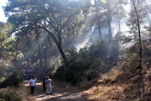 Marmaris'te aynı yerde 3'üncü orman yangını