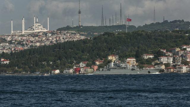 Rus gemisi Sezar Kunikov İstanbul Boğazı'ndan geçiş yaptı